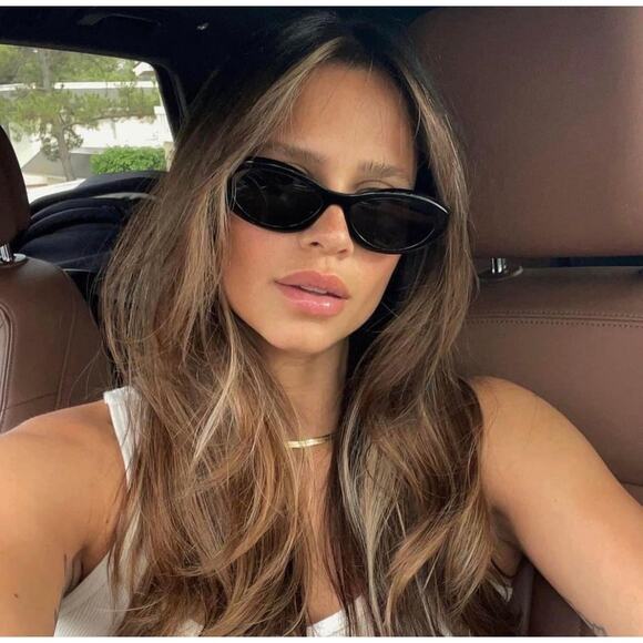 NEW Prada PR26ZS Black Logo Cat Eye Sunglasses main image 8